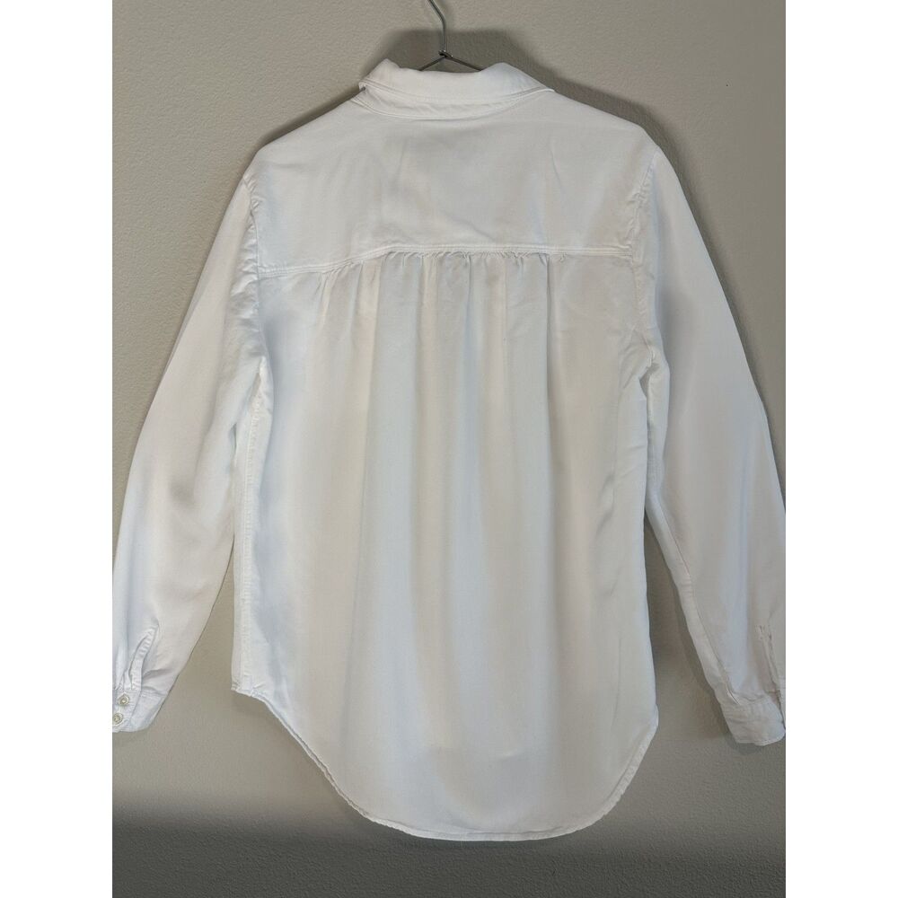 Loft women white button-up shirt - Picture 2 of 5